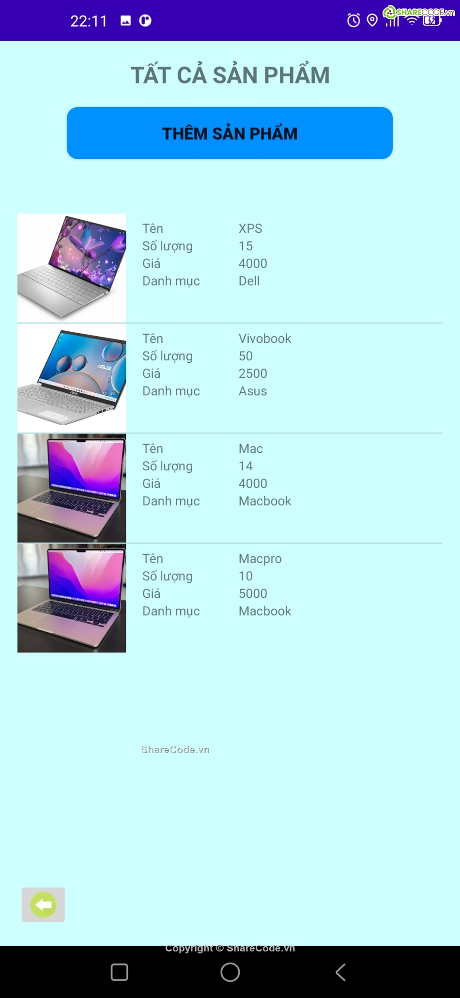 Android bán hàng online,quản lý bán hàng android,Code quản lý bán hàng,Source quản lý bán hàng
